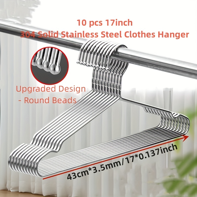 HomeCloud Stainless Steel Cloth Hanger Leaf Design