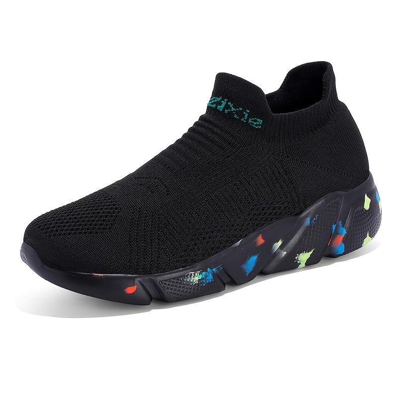 Zapatos Tipo Tenis Para Mujer Estilo 1600Mi5 Marca Miler Acabado Malla  Color Negro Coral