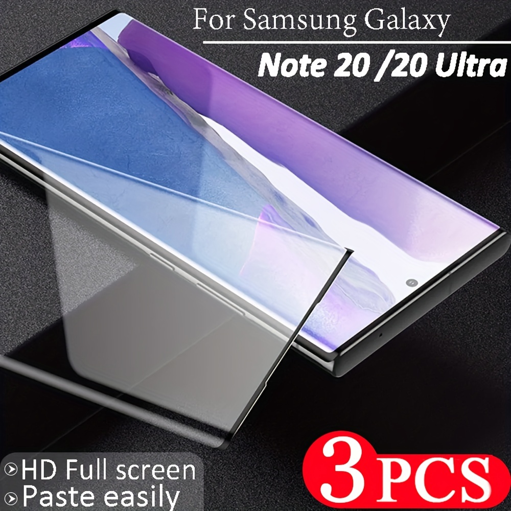 

3pcs For Samsung Galaxy Note 20 Ultra/note 20 Smartphone Tempered Glass 9d Full Cover For Samsung Galaxy Note 10+/note 10 Tempered Glass