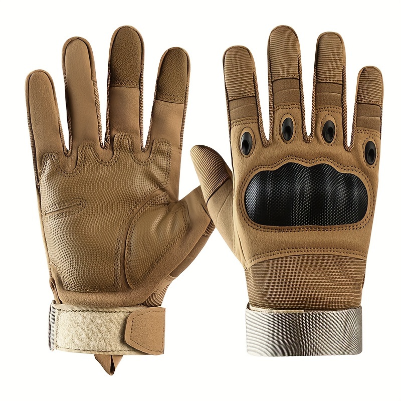 Men's Screen Tactical Gloves, Full Finger Military Paintball