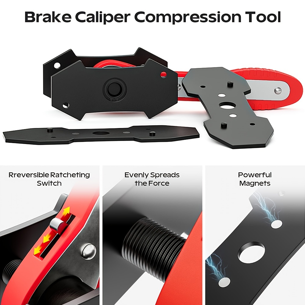 Ratcheting Brake Caliper Piston Tool