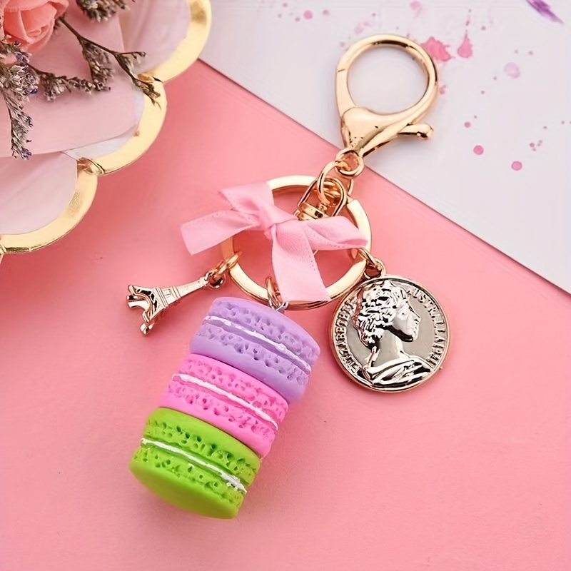 1pc Mini Star & Colorful Star & Macaron Color Keychain Key Ring Part For Car  Key