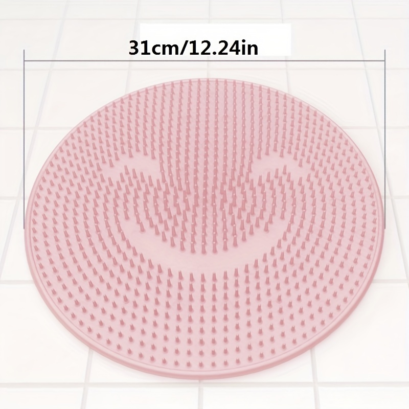 Silicone Bath Shower Back Brush Massager Bath Foot Brush Dead Skin Anti  Skid Pad Bath Mats Bathroom Mat