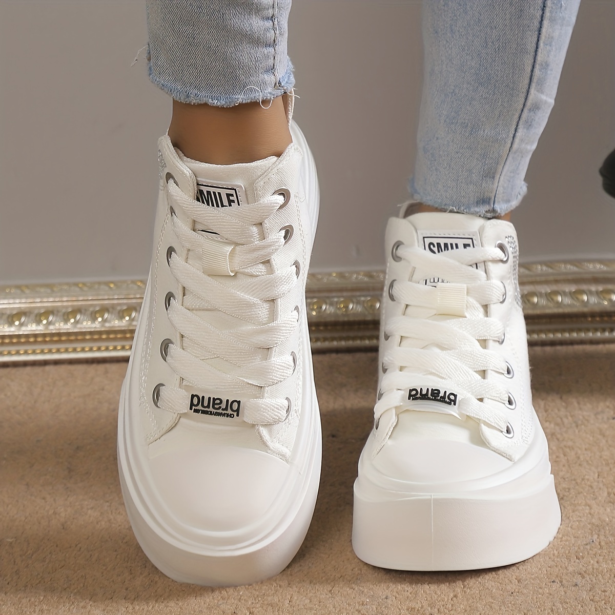 V on sale platform sneakers