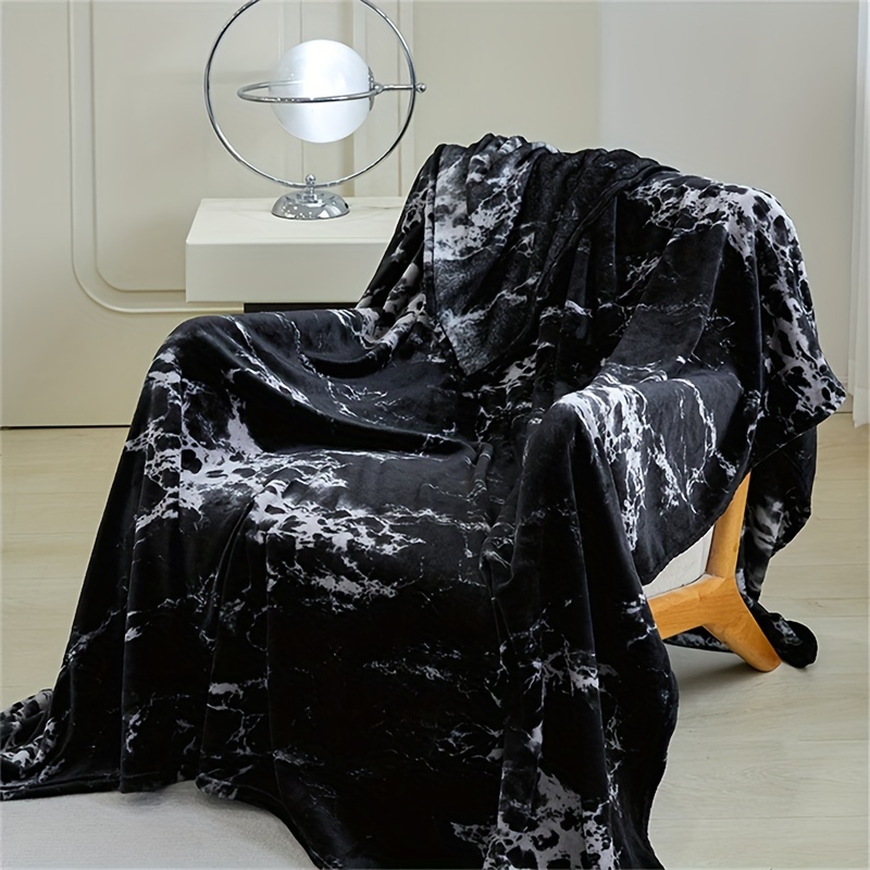 1  and cozy marble print flannel blanket   travel sofa bed and office ideal gift for boys girls and adults     details 9