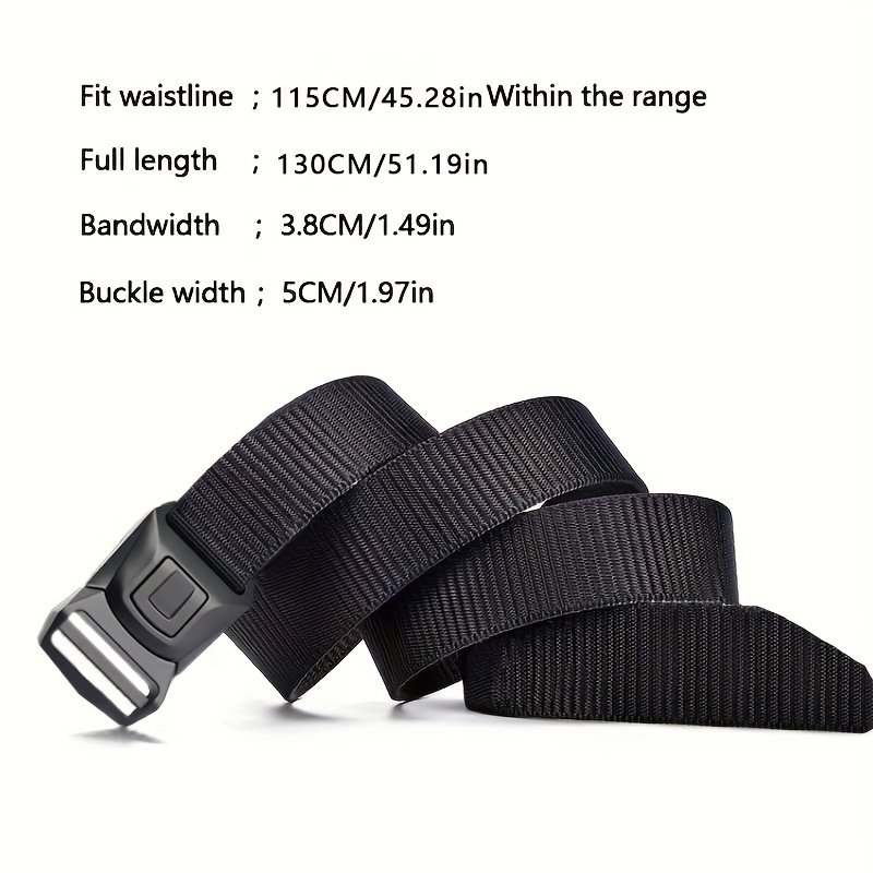 Tactical Nylon Belt - Quick Unlockable