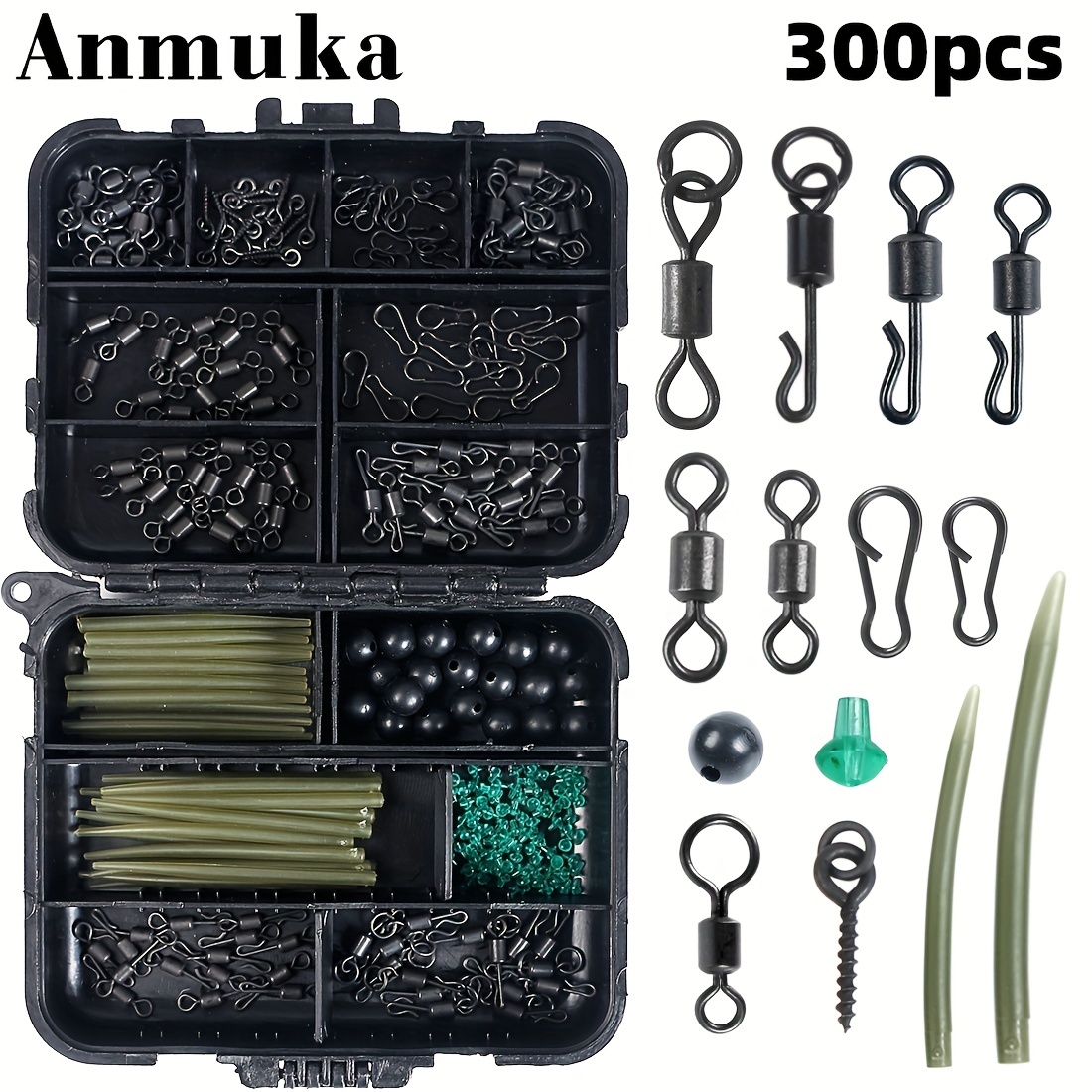 Complete Fishing Tackle Kit Tackle Box Includes Jig Hooks - Temu