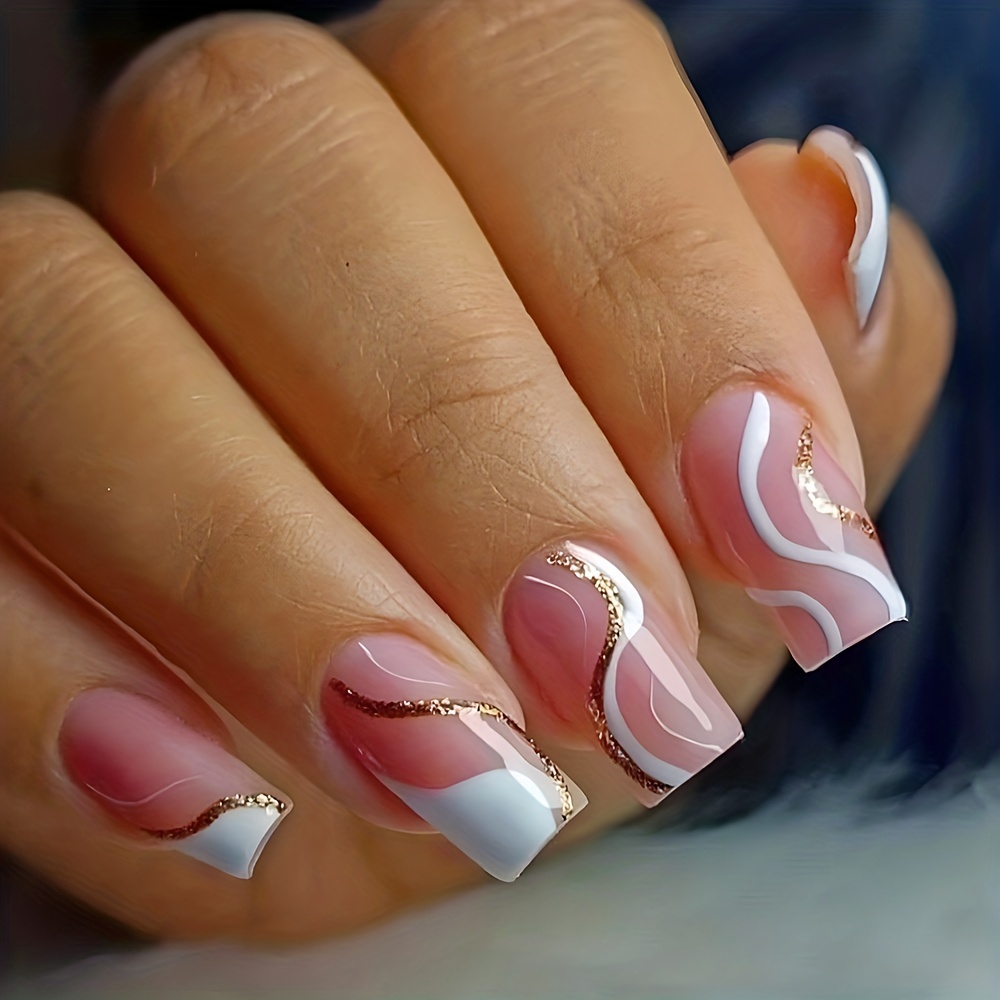 French Tips And Rhinestones Are The Nail Combo You Didn't Know You Needed