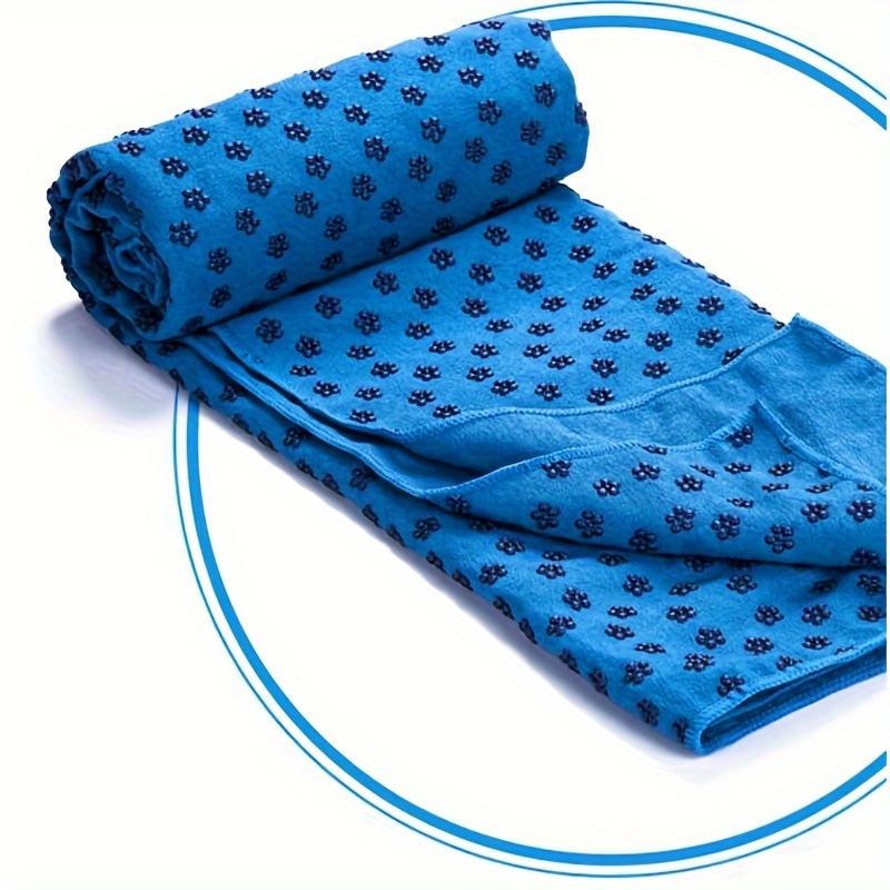 Non Slip Yoga Mat Towel Soft Microfiber Absorbs Sweat for Pilates