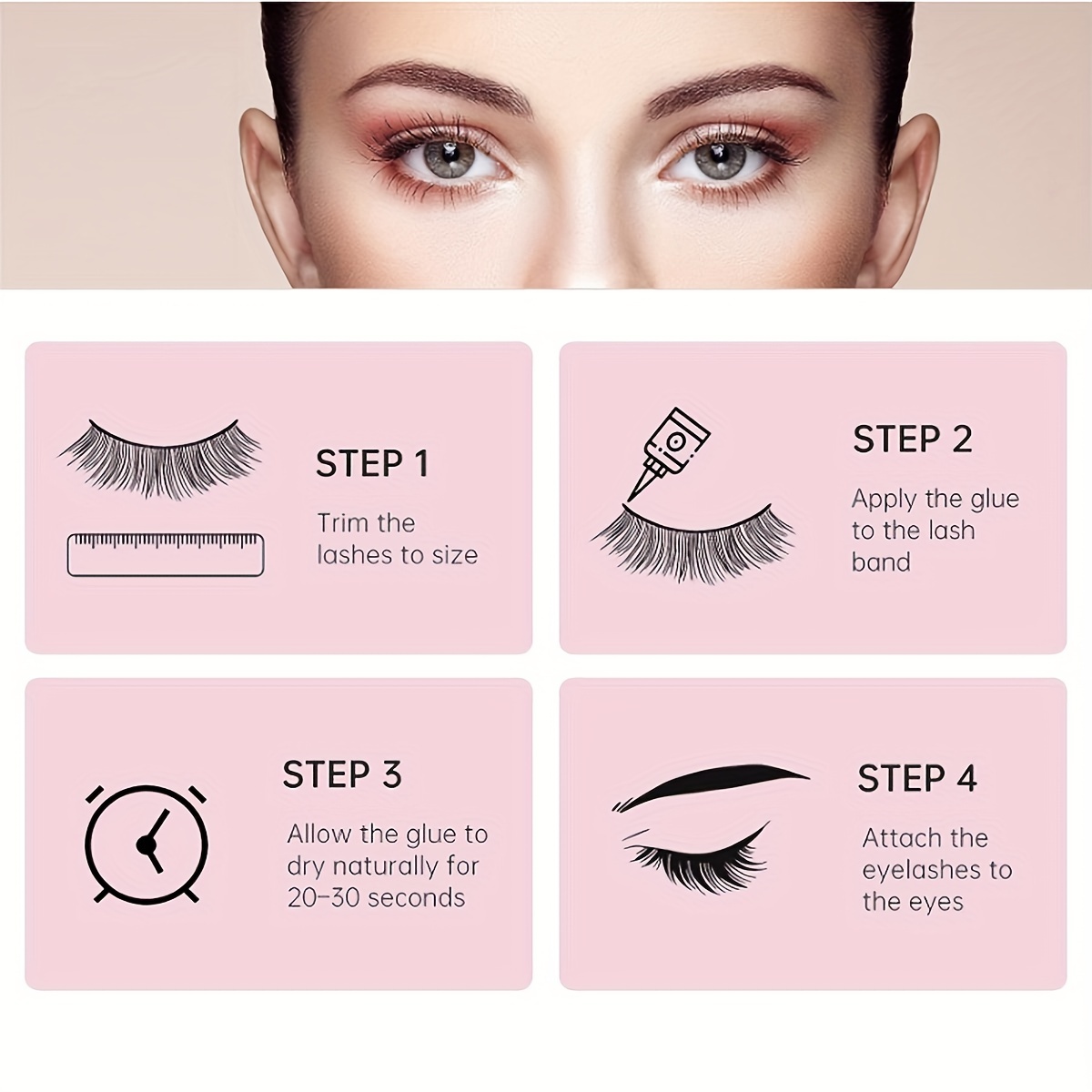 10 Pairs D Curling Thick False Eyelashes for Dating