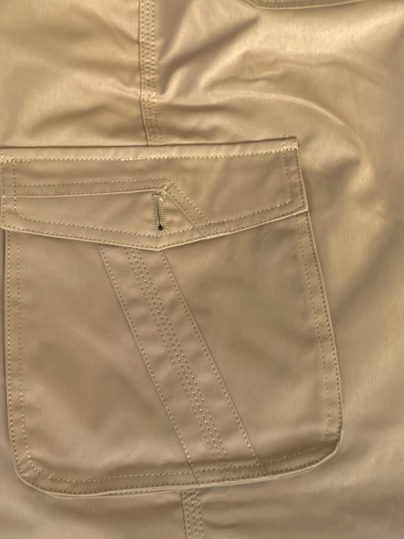 Pantalones Cargo de cintura alta con Bolsillos y cremallera