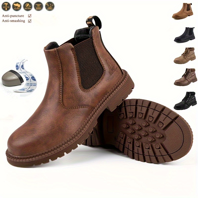 SUPTTING Zapatillas Seguridad Hombre 2023， Antideslizante Malla  Transpirable Hombre Zapatos Casual Zapatillas Para Plantilla Comodas