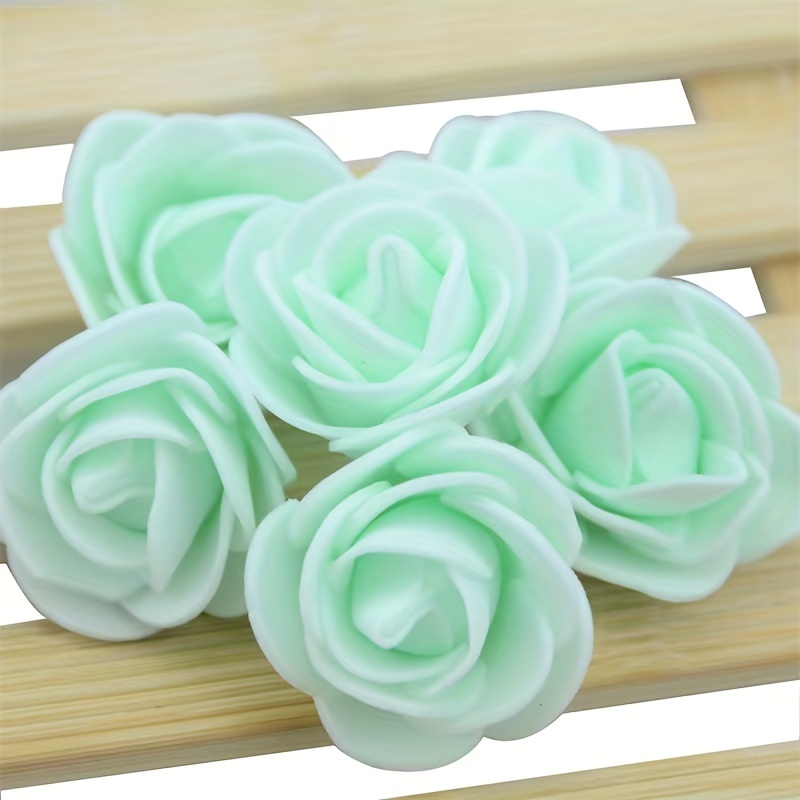 Slopehill Mini Artificial Rose Flower Head Simulation Foam Rose 50