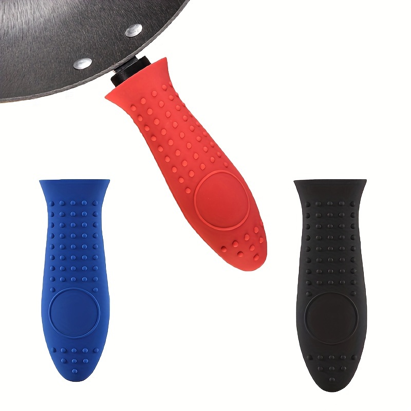 Heat Resistant Silicone Pot Pan Handle Grip Holder Sleeve Cover