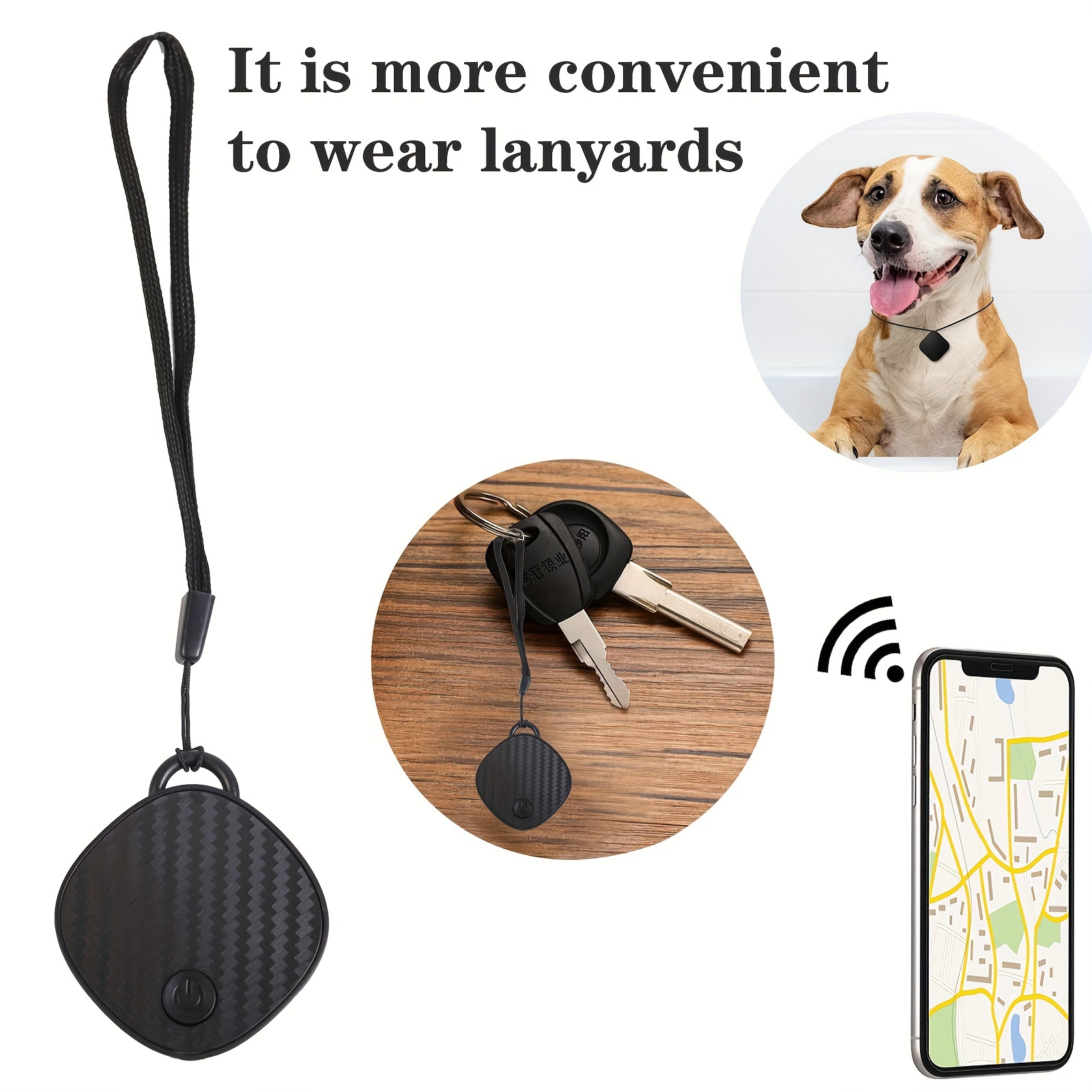 Wireless Tracker, Key Finder Et Pet Locator Pour Clés, Fonctionne
