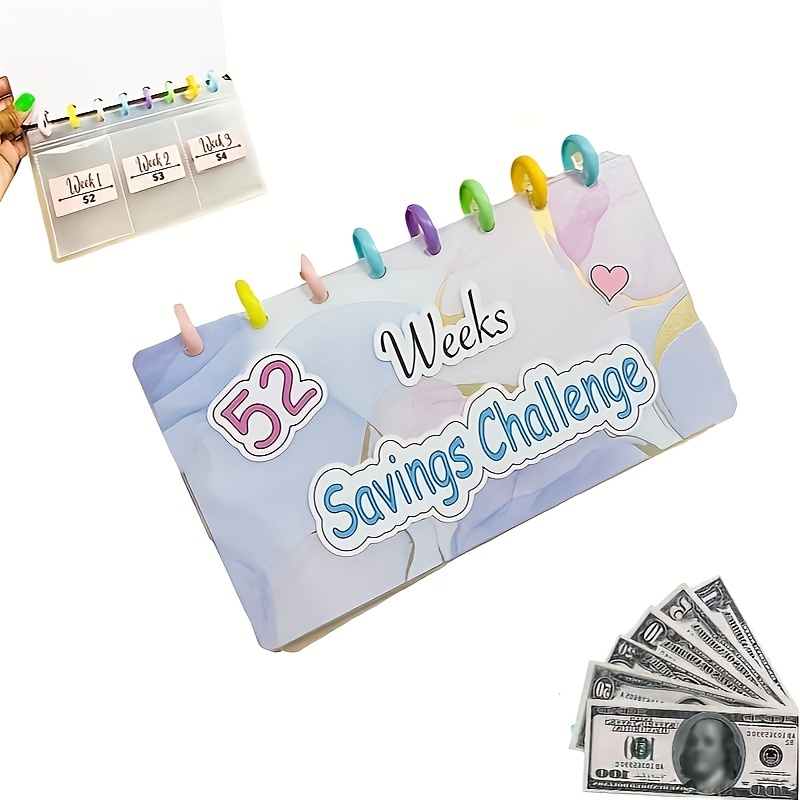 Savings Binder 52 Week Savings Challenge Couple Brother 52 Weeks