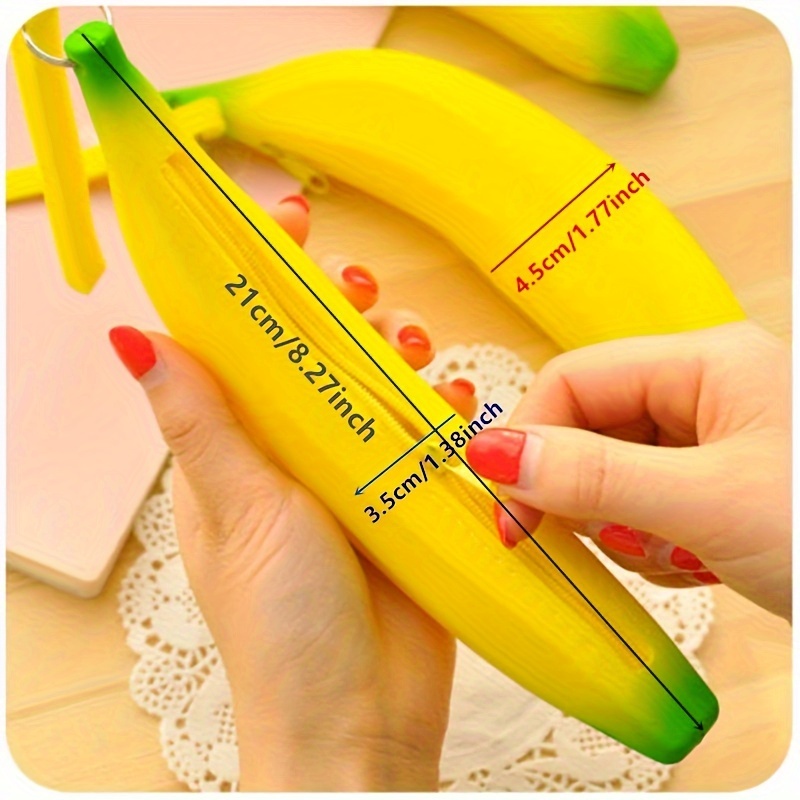 Pen Shape Silicone Pencil Case