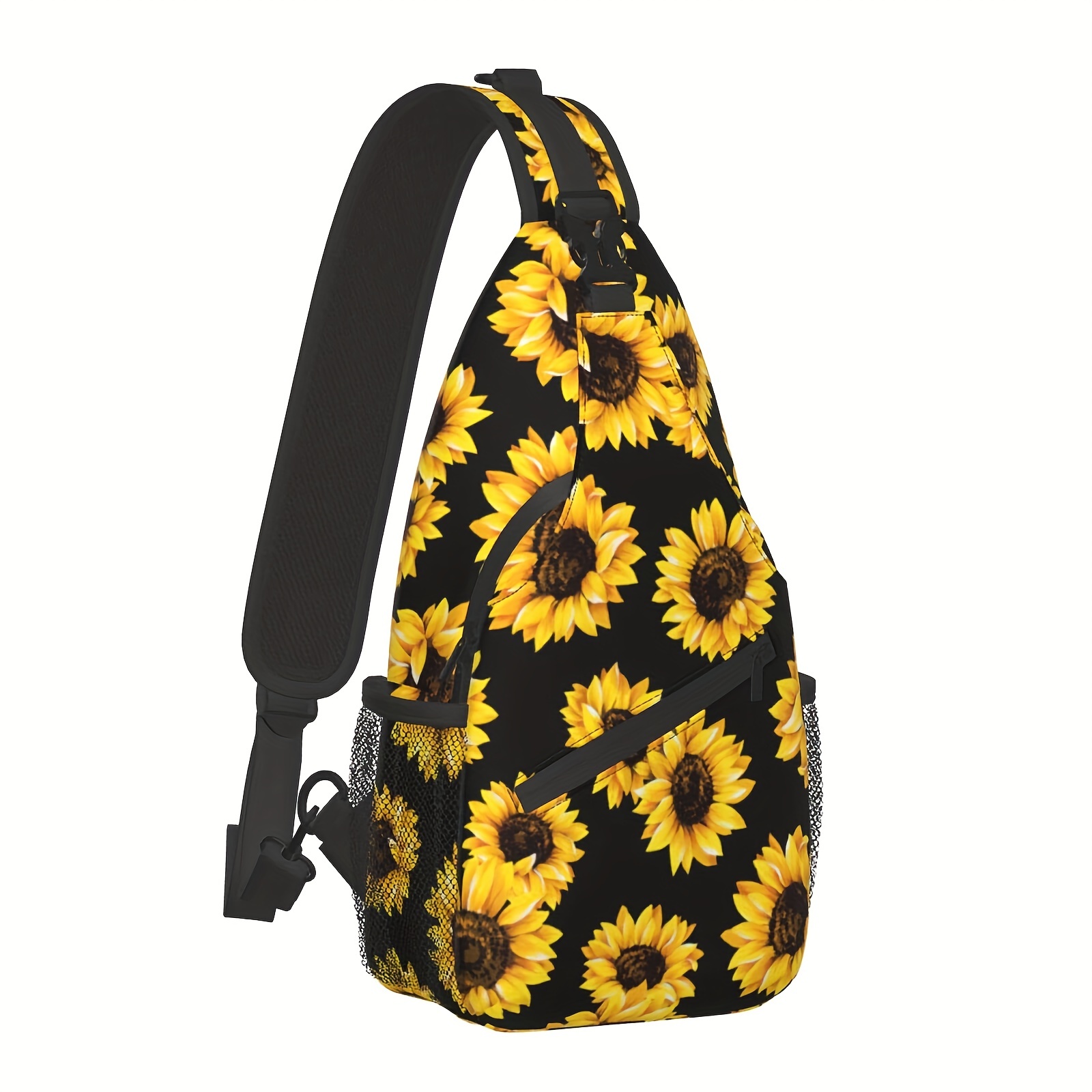 Sunflower Casual Crossbody Bag Women Men Travel Hiking - Temu