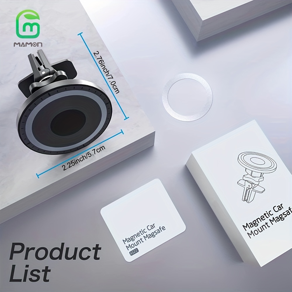 MagSafe Car Mount with Strong Magnets for iPhone