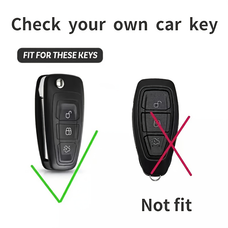 NEW TPU Car Remote Key Case Shell Cover Fob For Ford Focus 3 4 ST Mondeo  MK3 MK4 Fiesta Fusion Kuga 2013 2014 2015 2017 2018