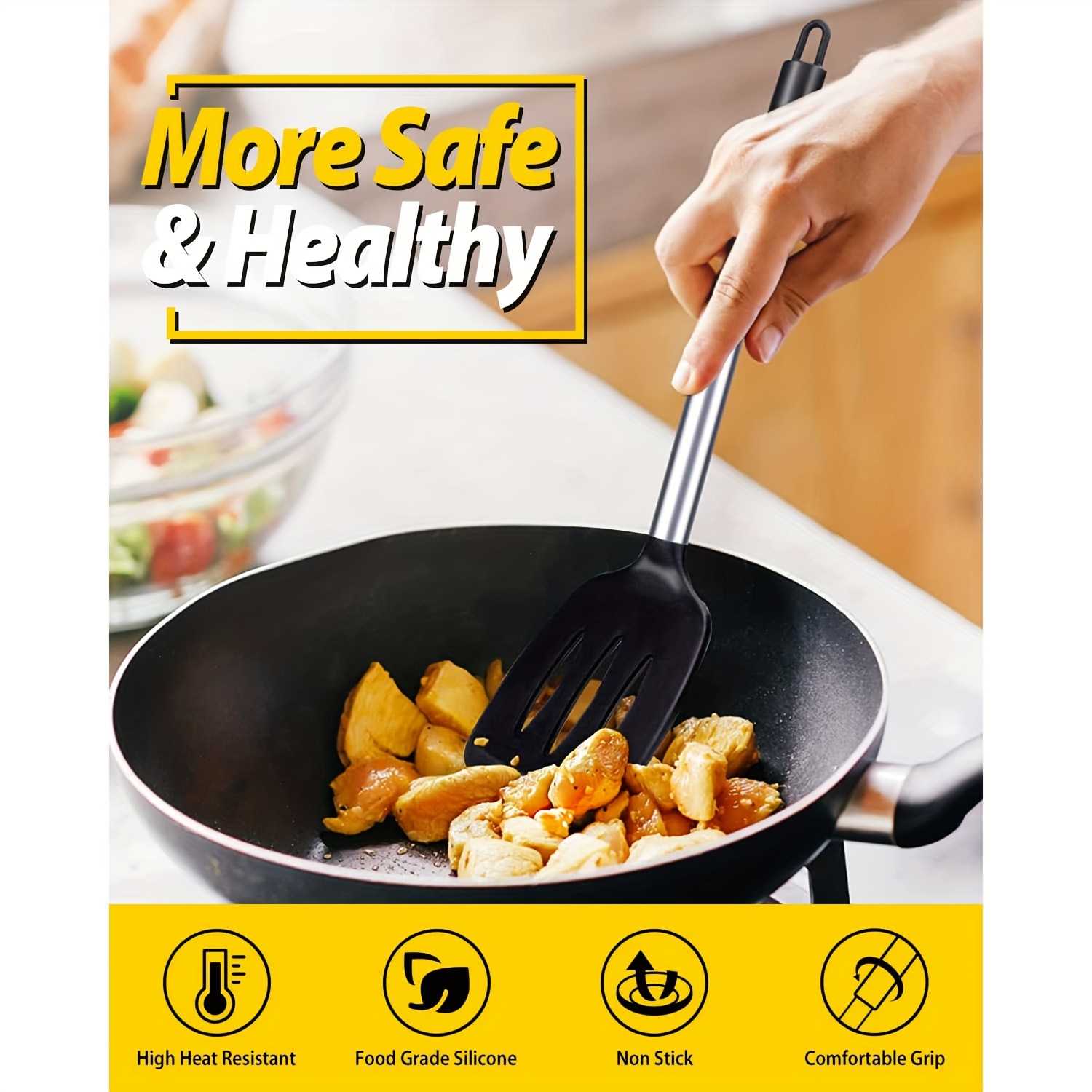 Kitchenware Non-stick Heat Resistant Slotted Coating Pancake