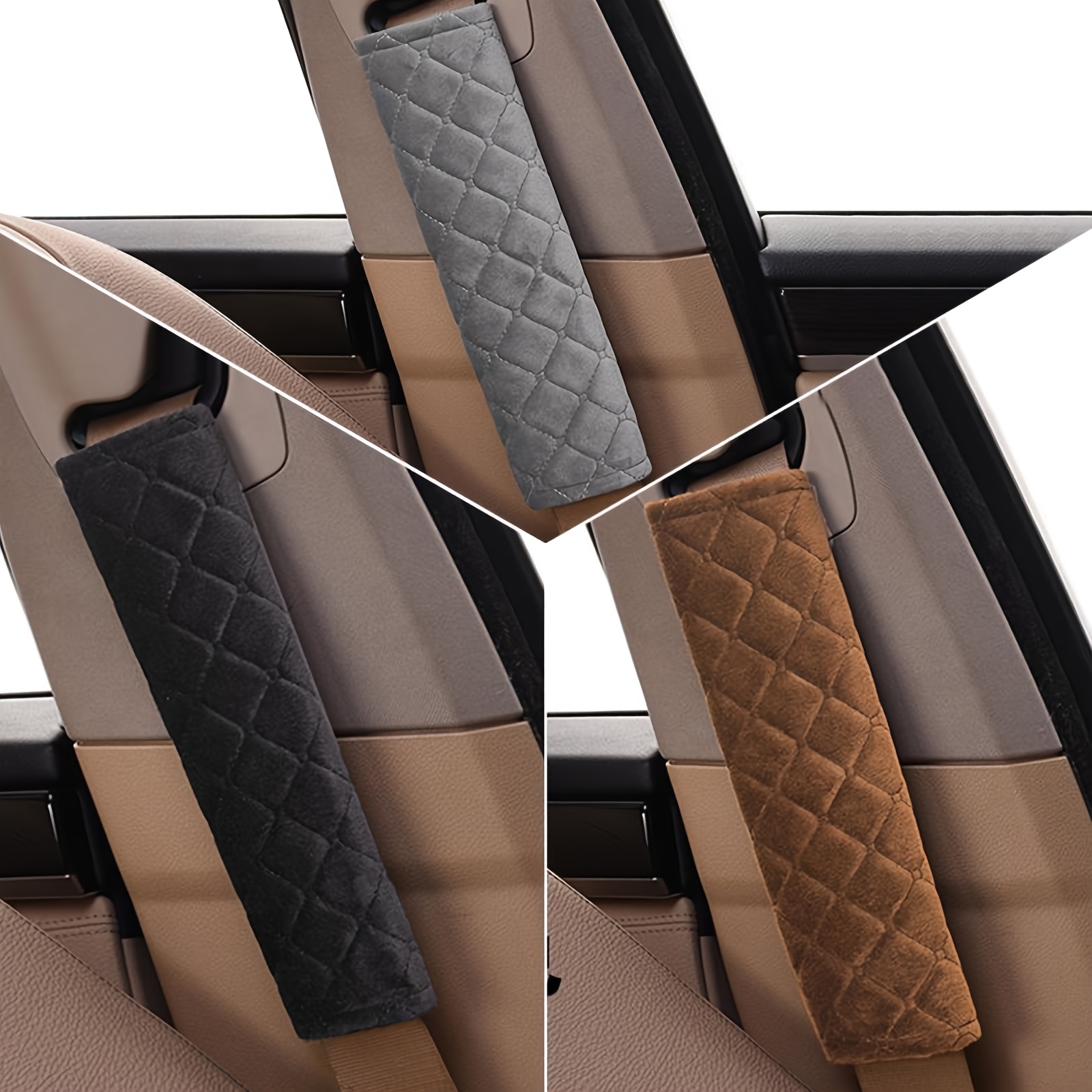 Wabjtam Soft Auto Housse de ceinture de sécurité Ceinture de