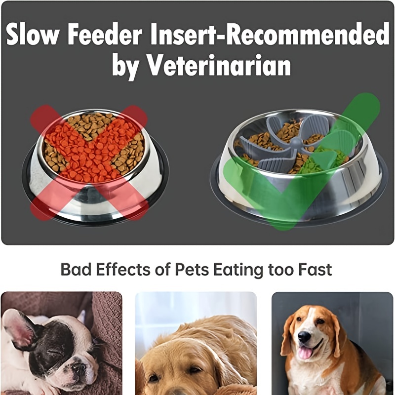 Anxiety-relieving Slow Feeder Pet Bowl For Dogs And Cats - Promotes Healthy  Eating Habits And Reduces Bloating - Durable Silicone Material - Perfect  For Pet Supplies - Temu