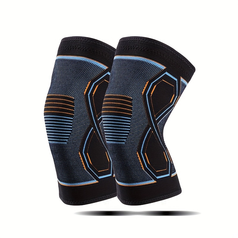 Unisex Sports Elastic Knitted Knee Brace Pressurized Knee - Temu Canada