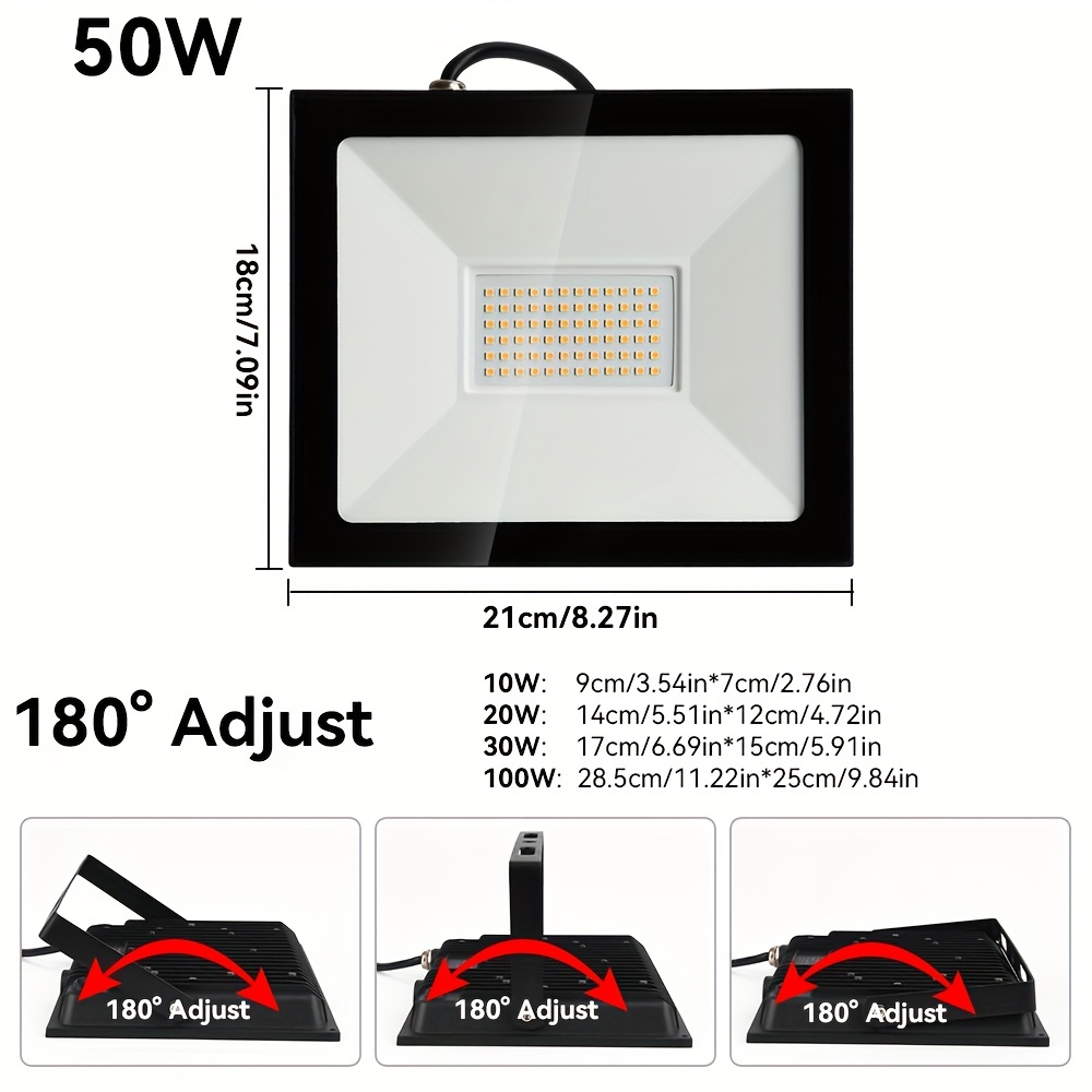 Projecteur LED 10W série SLIM