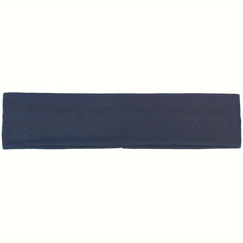 Unisex Solid Color Sweat Absorption Headband Elastic - Temu