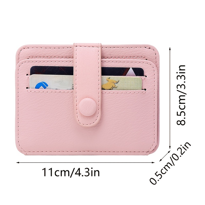 Girls Flower Print Wallet Small Aesthetic Tri-Fold Purse PU Leather Cash  Pocket ID Window Card Holder for Women/2PCS/Pink+Yellow