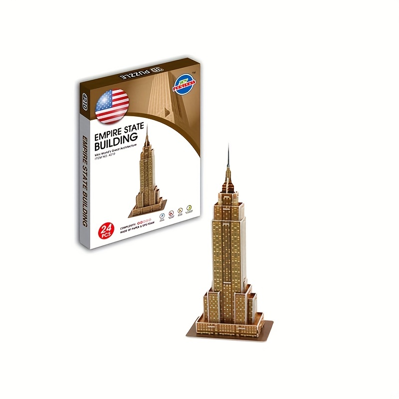 Torre Eiffel Quebra-Cabeça De Madeira Brinquedos 3D Para Crianças