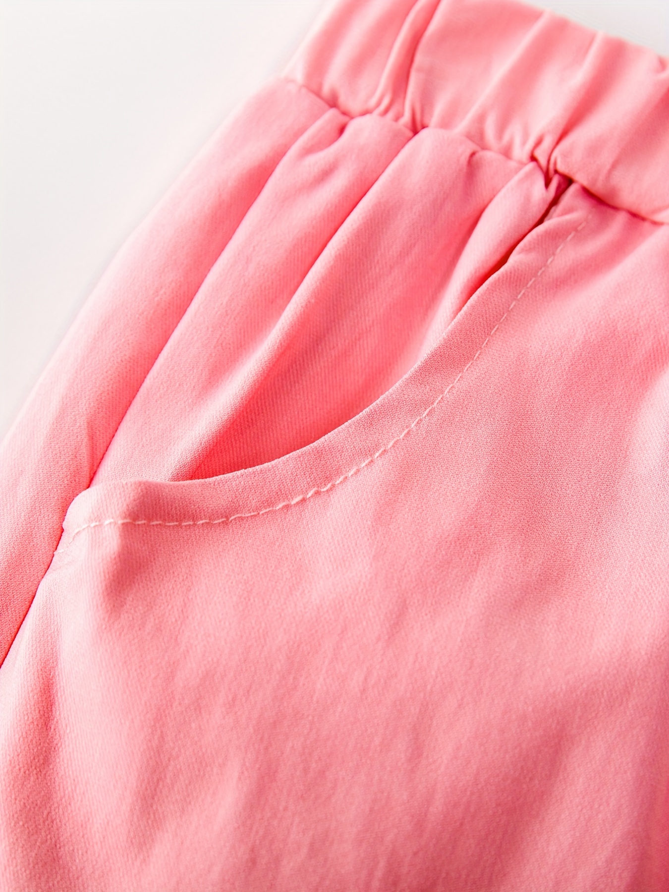 Girls' Summer Ruffle Edge Casual Shorts