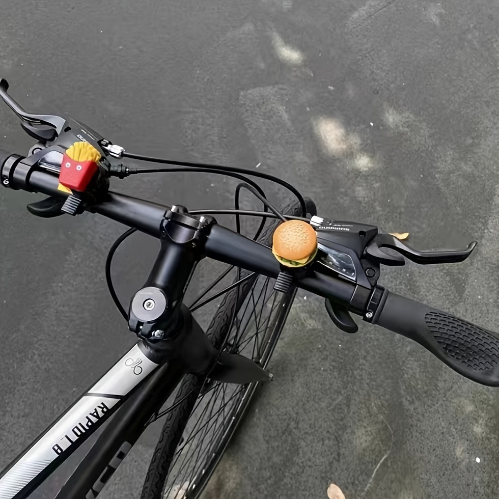 Hamburger Sandwich Cartoon Bicycle Bell Mountain Bike Temu