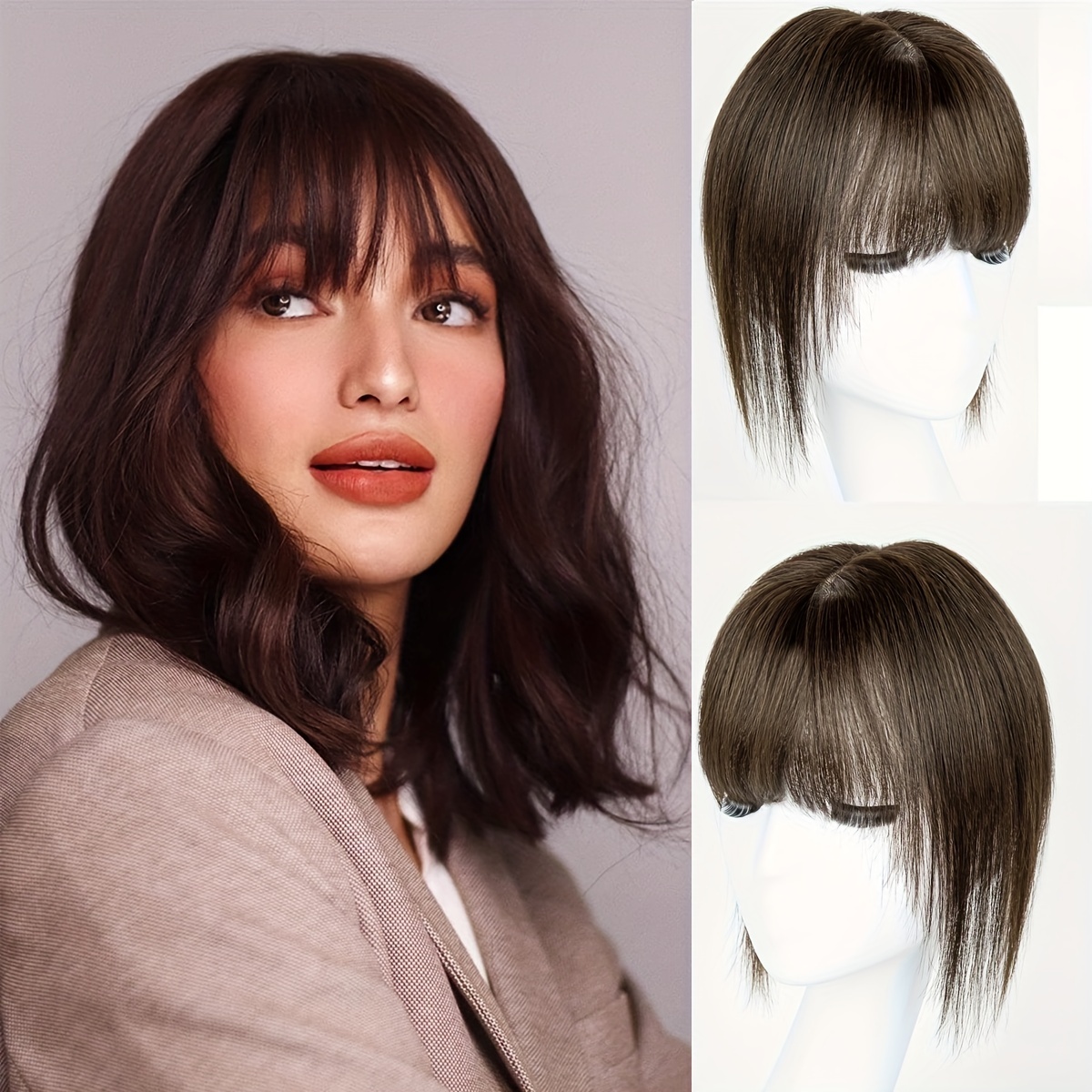 Forehead clearance hair pieces