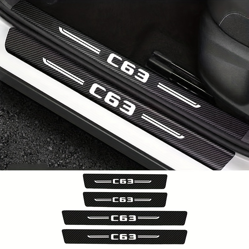 Carbon-faser-innentür-schwellen-anti-kratzer-aufkleber-band Wasserdichte  Aufkleber Für Mercedes Benz C63 Kk - Auto - Temu Germany