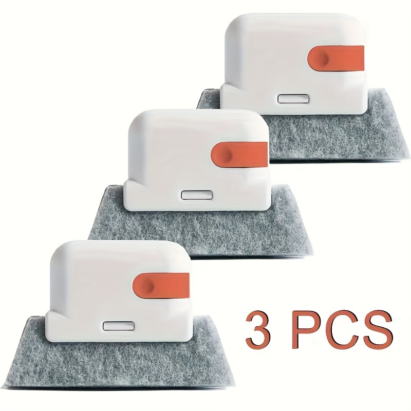 3PCS Creative Door Window Groove Cleaning Brushes Crevice Clean