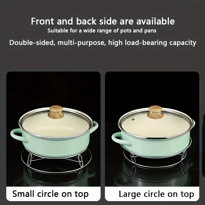 Round Stainless Steel Steamer Rack, Cooking Ware Thickened