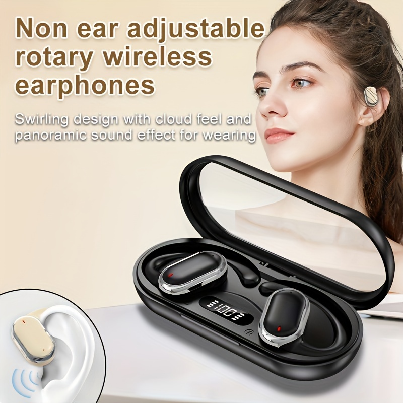 Auricular Inalámbrico Solo Oído Auricular Manos Libres - Temu