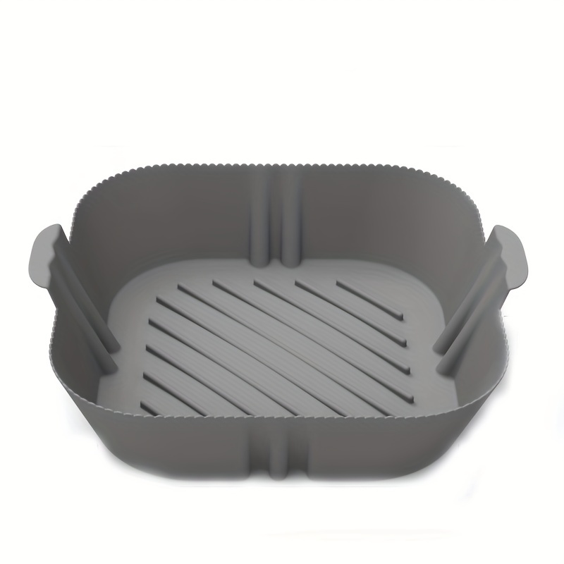 18cm Reusable Silicone Pot Basket Air Fryer Liners Square Air