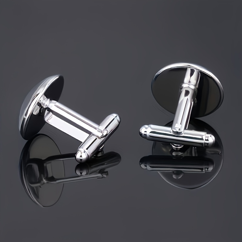 Retro Punk Style Compass Cufflinks For Men