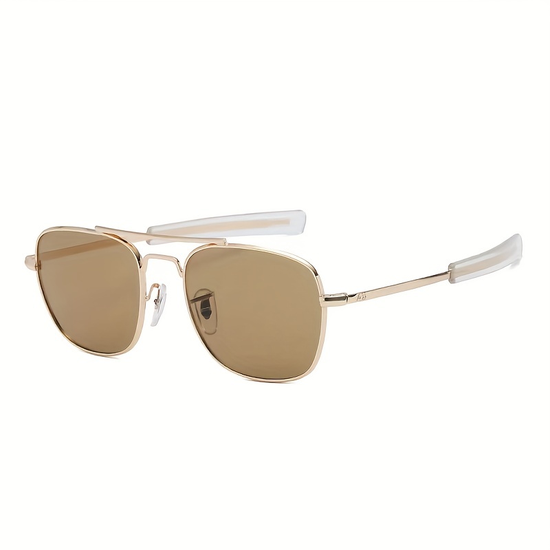 Hbk Polarized Sunglasses Women Men Metal Frame Pilot - Temu