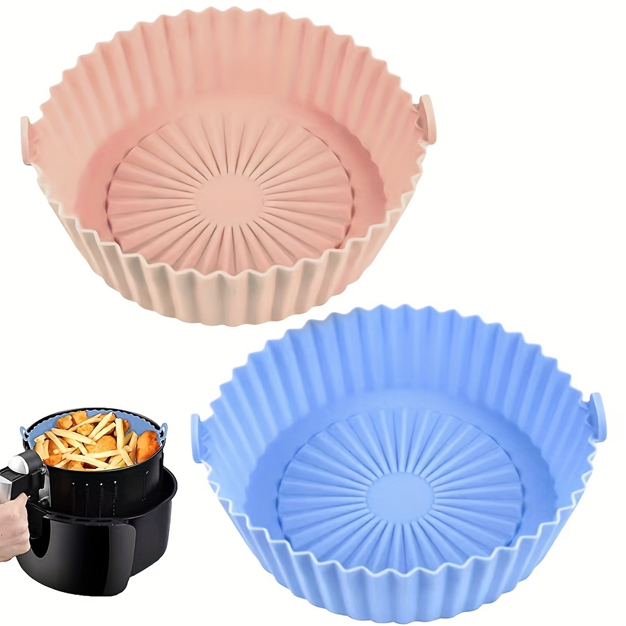 High Temperature Resistant Silicone Air Fryer Baking Pan - Temu