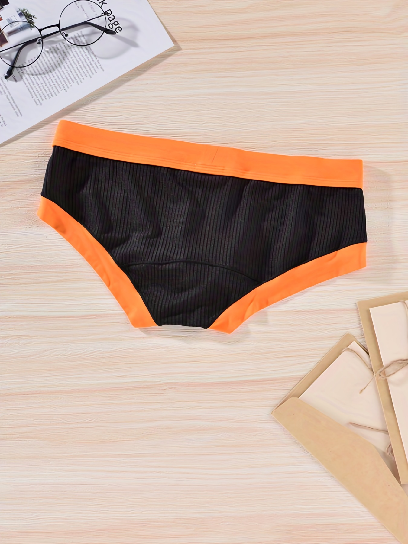 Men's Sexy Fashion Trendy Lingerie Panties Briefs Contrast - Temu