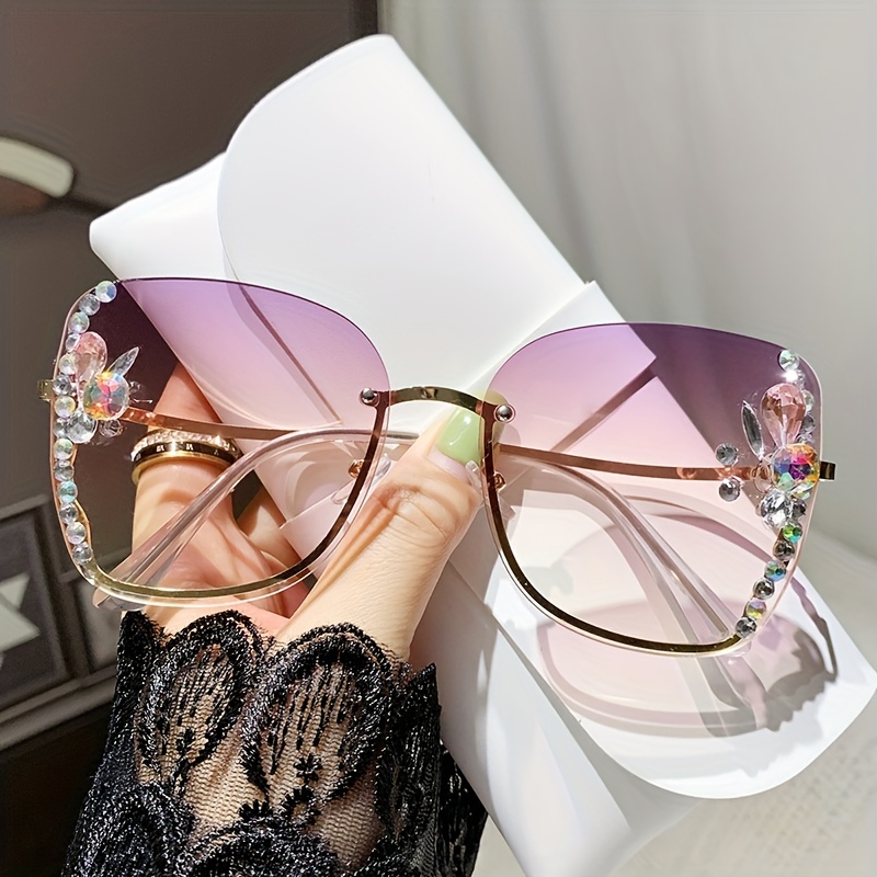 Strass top pour lunettes