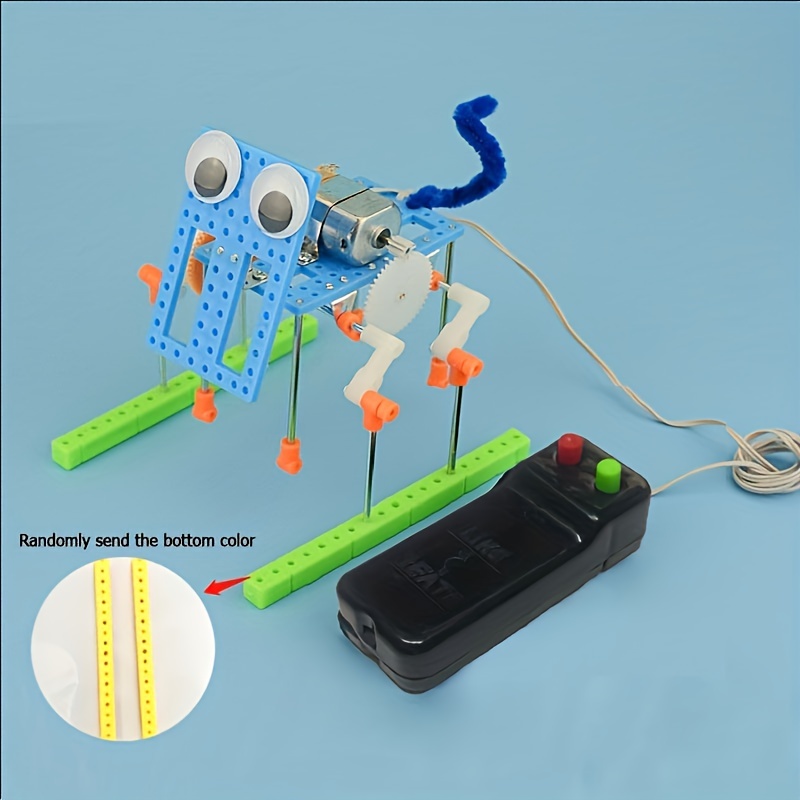 DIY Electronic Kit Crawling Dog Cute Modeling Science Experiment