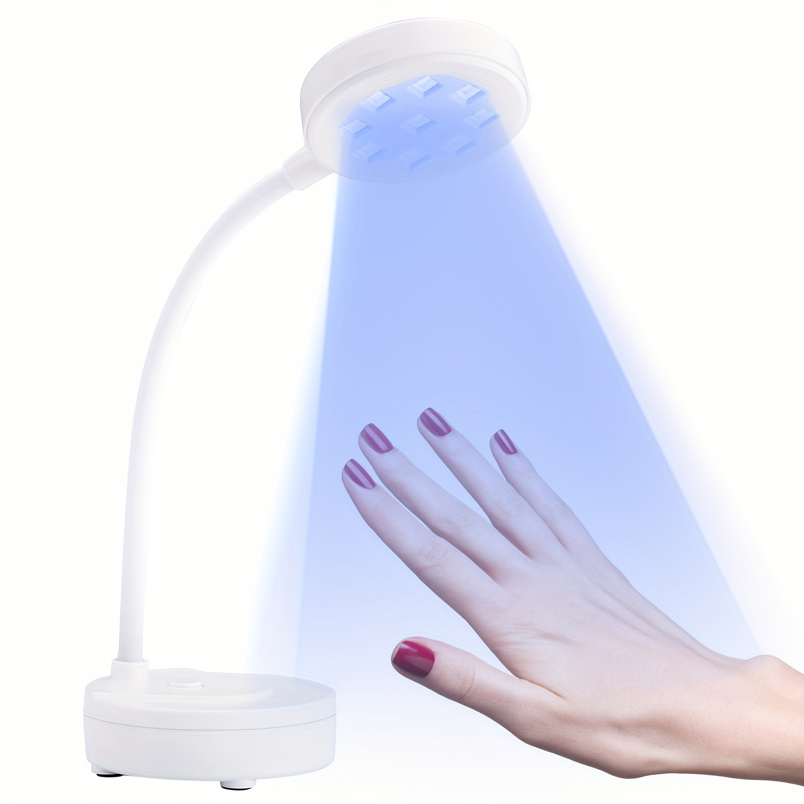 Uv Led Nail Lamp Nail Dryer Gel Nail Light Rechargeable Nail - Temu