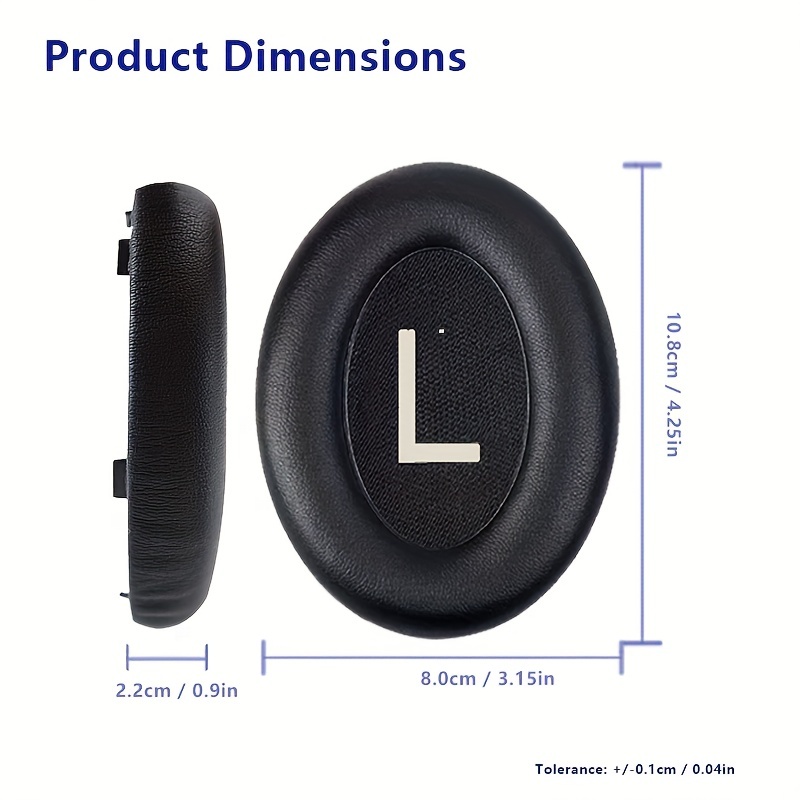 Accessoires audio GENERIQUE Coussinets de remplacement - oreillette mousse  coussin de rechange pour casque bose headphones 700 - noir