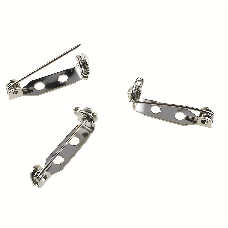 Diy Brooch Pin With Three Hole Pin Brooch Accessories - Temu