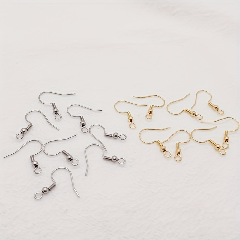 300pcs Earring Making Kit With Earring Hooks Accessories Fish Hooks, Open  Jump Rings, Rubber Ear Stud Plugs For DIY Earrings Jewelry Making